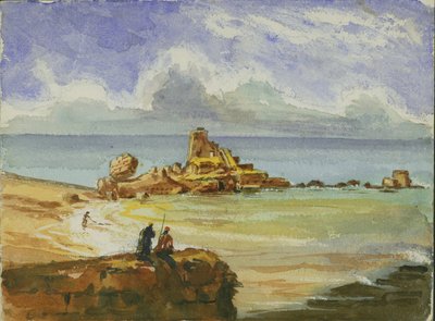 Ruins of Caesarea, 1873 by Claude Conder